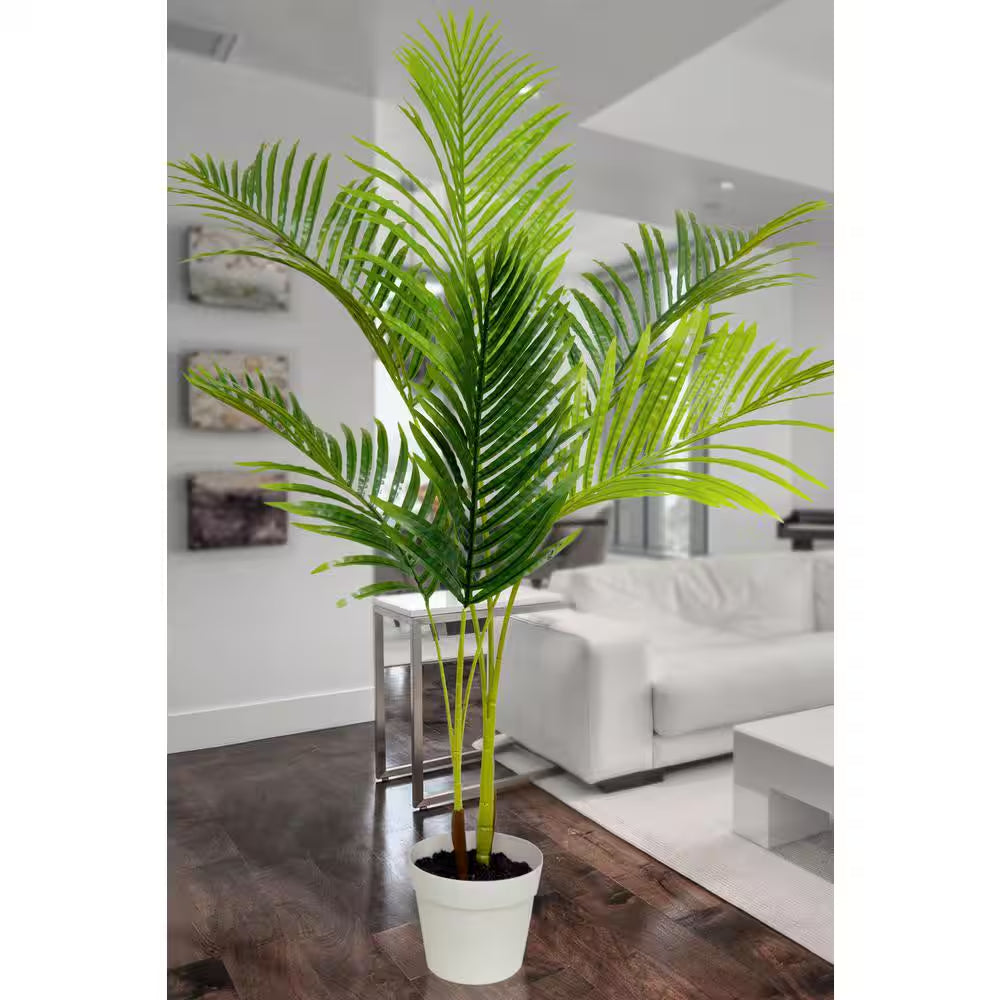 54 In. Artificial Palm Tree (7 In. X 5.5 In. H Pot; 47 In. X 54 In. H)
