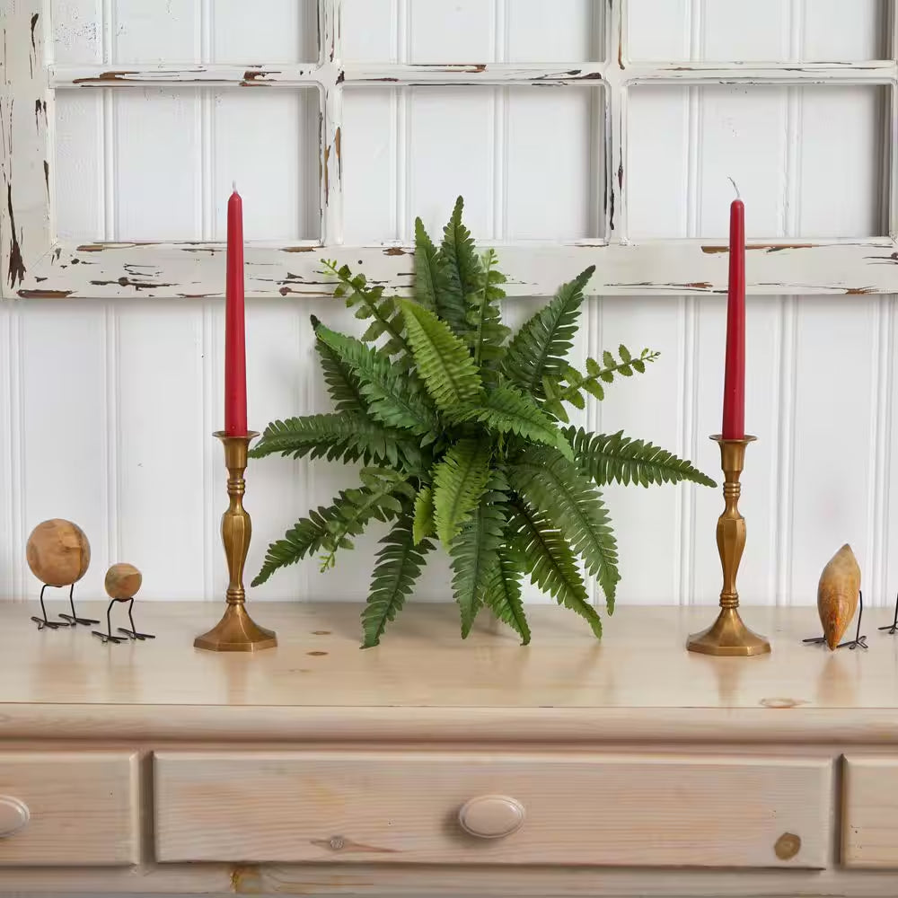 Indoor 14 In. Boston Fern Artificial Plant (Set of 6)