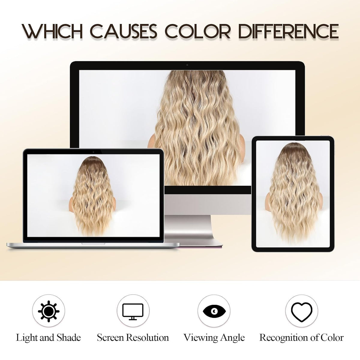 Long Ombre Blonde Lace Front Wig for Women,25 Inch Natural Wavy Daily Hair Synthetic Lace Wigs Middle Part,Hand Tied/Longlife/Lightweight