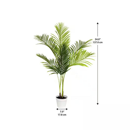 54 In. Artificial Palm Tree (7 In. X 5.5 In. H Pot; 47 In. X 54 In. H)