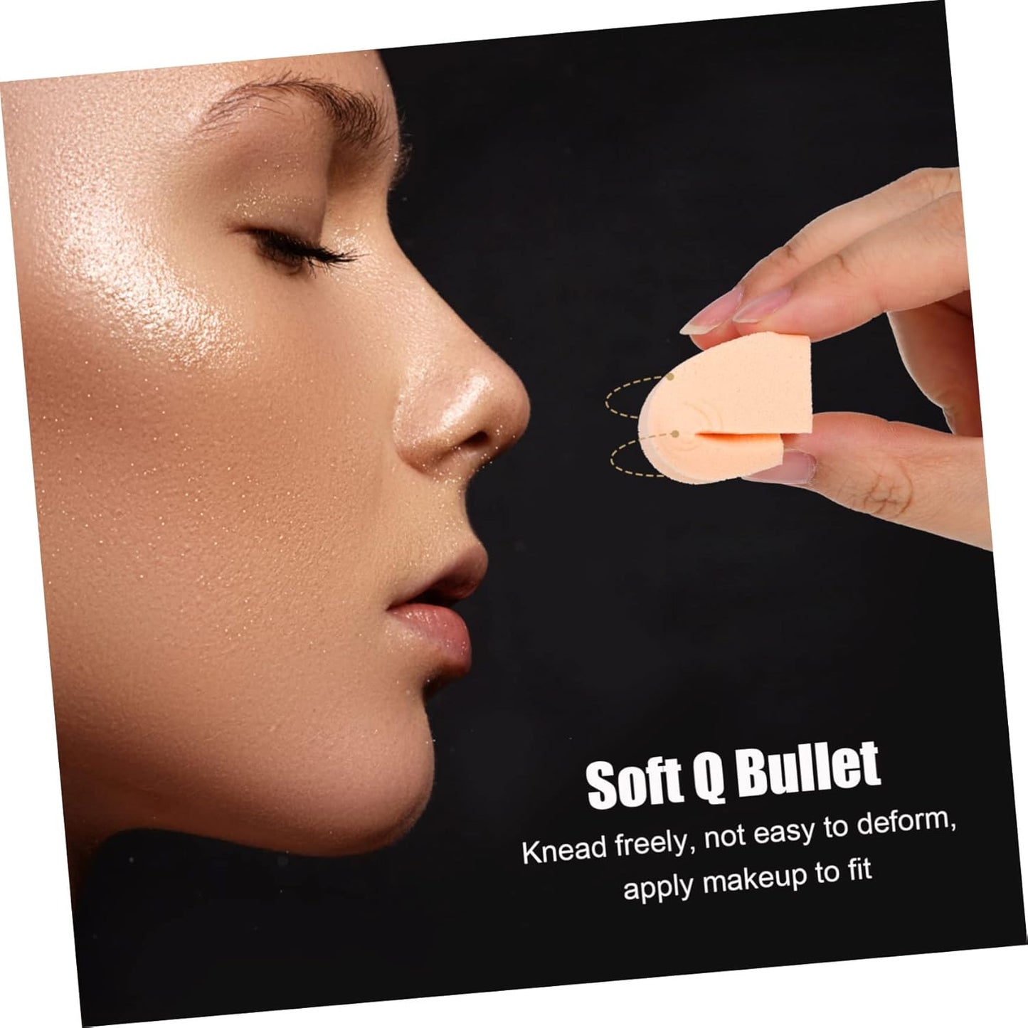 96Pcs Makeup Sponges Face Powder Puff Applicators Foundation Sponge Brush for Women Multifunctional Makeup Tools for Valentine Day Mother Day Christmas