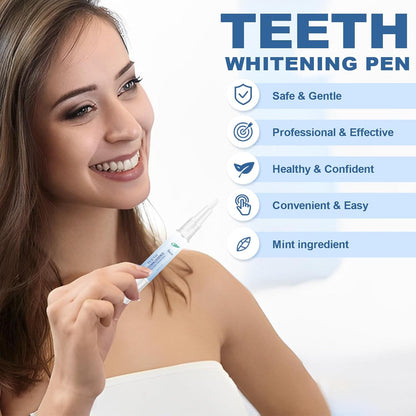 Teeth Whitening Essence Pen for Cleaning Teeth Stains, Freshening Breath and Reducing Yellowing (2Pcs)