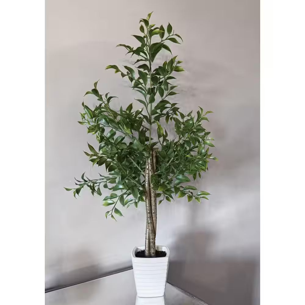 29 In. Artificial Mini Ficus (5 In. X 4.2 In. H Pot; 28 In. X 29 In. H)