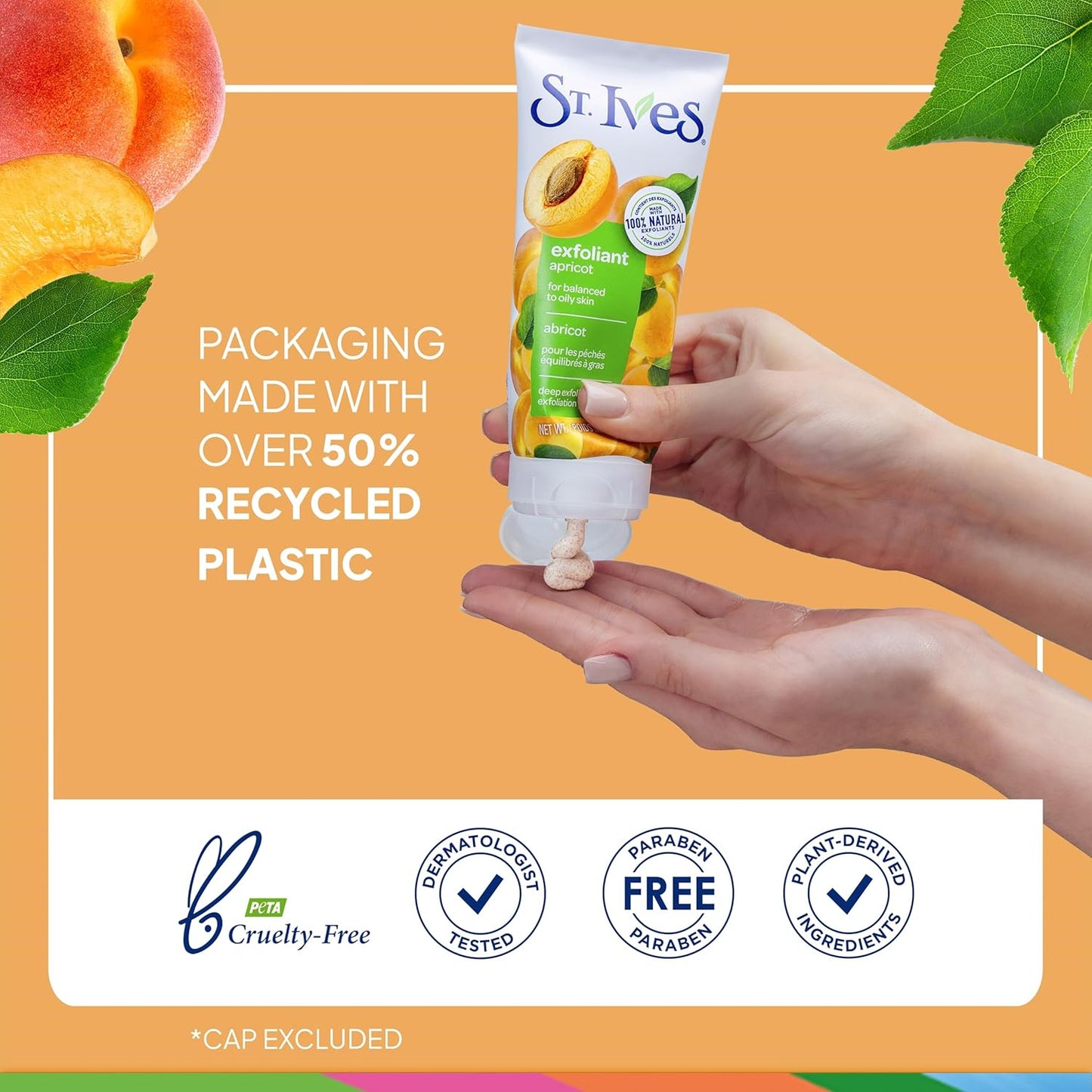 Revitalize Your Skin with St. Ives Fresh Skin Apricot Face Scrub - Deep Exfoliation for a Glowing Complexion, 6 Oz