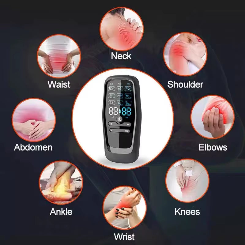 Electric Muscle Stimulator Tens Physiotherapy Acupuncture Body Massage Therapy Slimming Machine Relief Massager