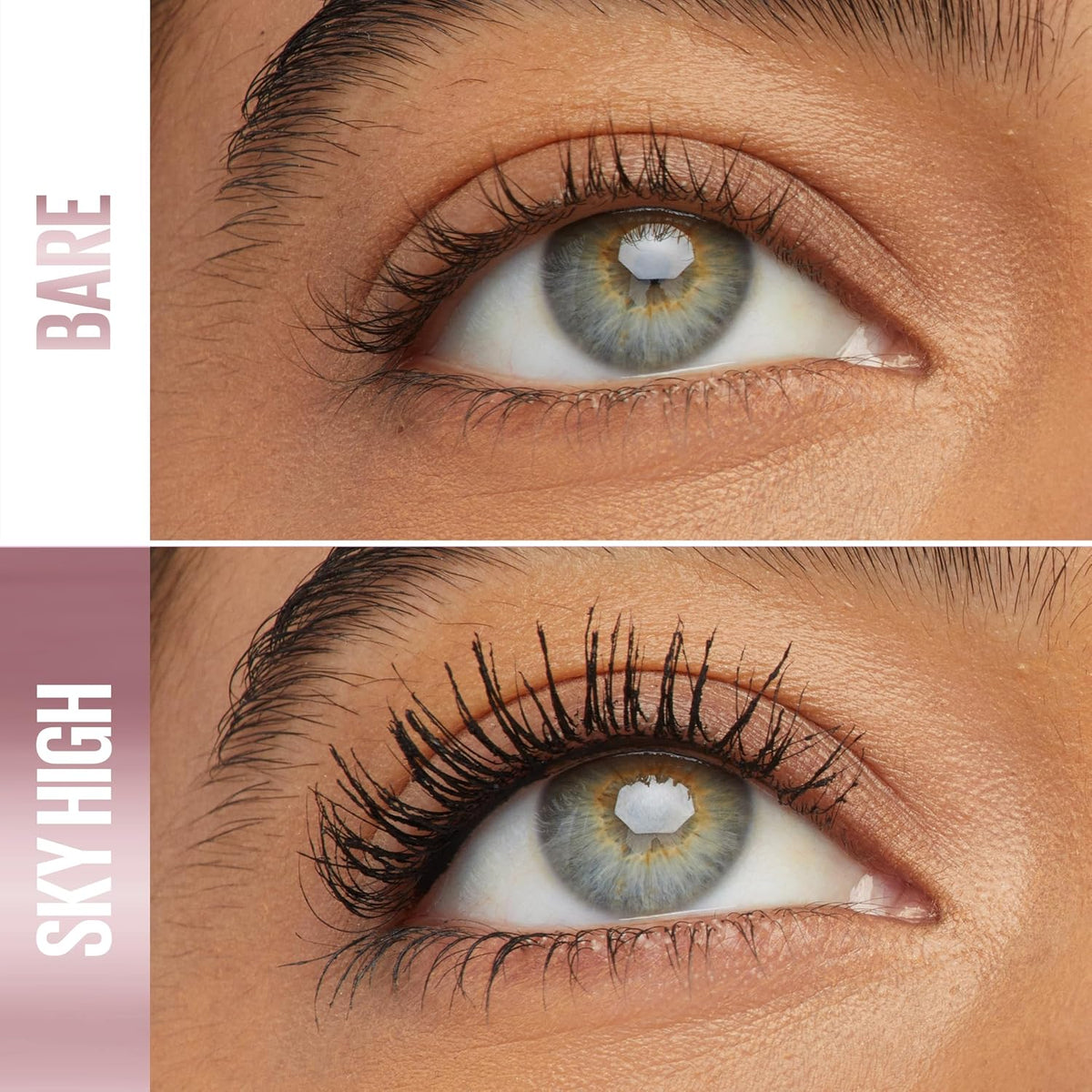 Lash Sensational Sky High Washable Mascara Makeup, Volumizing, Lengthening, Defining, Curling, Multiplying, Buildable Formula, Blackest Black, 1 Count