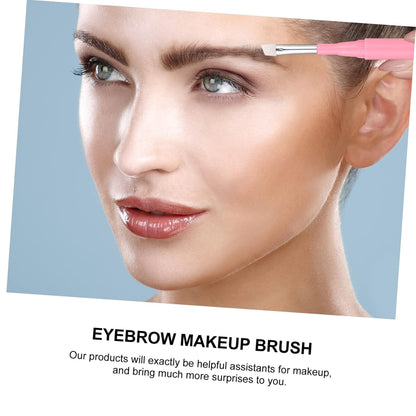 6Pcs Multi-Use Silicone Makeup Brushes Eyebrow Lip Eye Applicators for Daily Makeup Comfortable Handle Design for Professionals and Enthusiasts