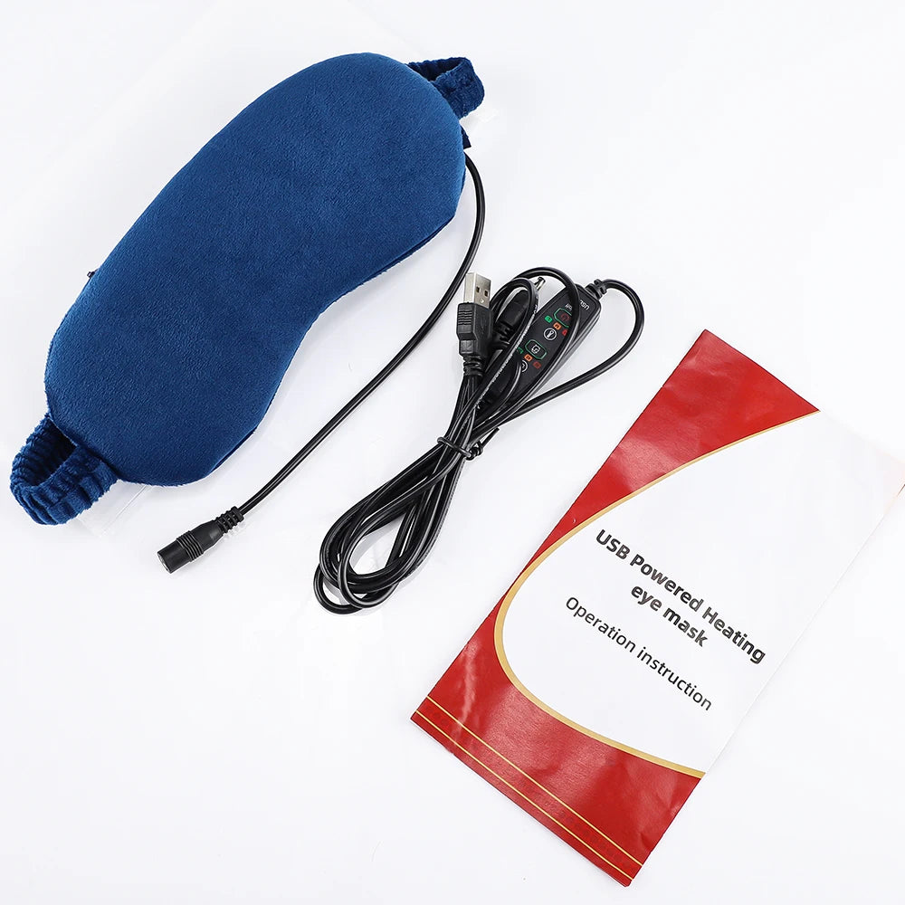 Electric Steam Eye Mask 3D Massage Constant Temperature Hot Compress Smart Timing Sleep Shading Relieve Eye Fatigue