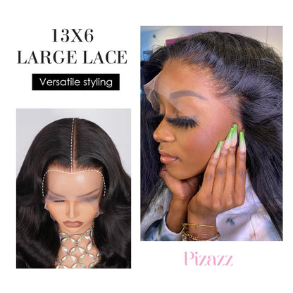 Luxurious 13X6 Body Wave Lace Front Wig - 100% Human Hair, Pre-Plucked with Bleached Knots for a Natural Look