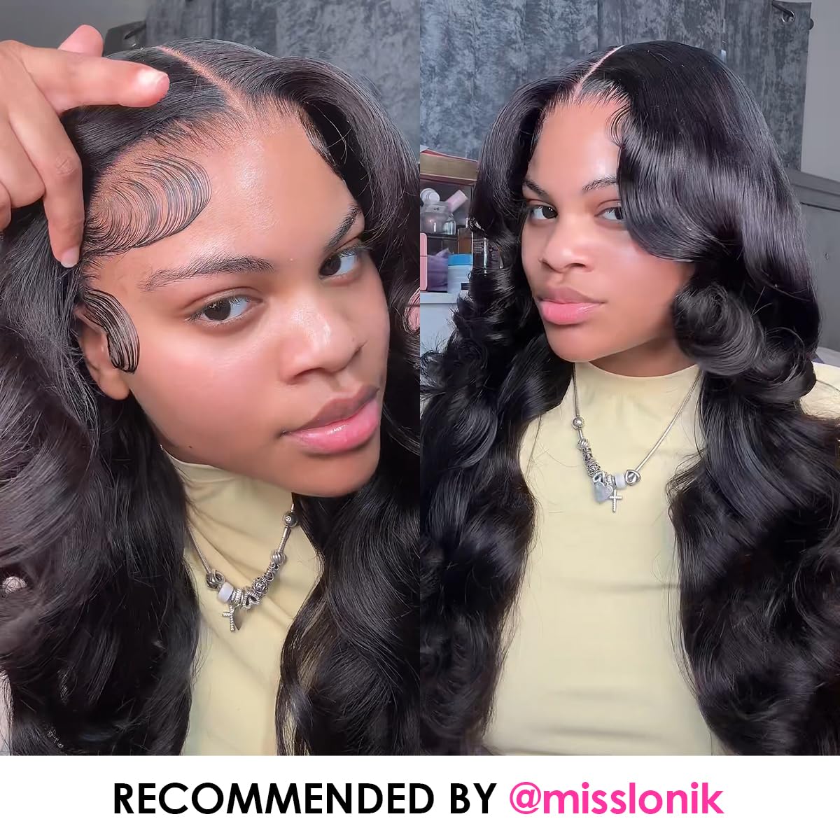 Luxurious 13X6 Body Wave Lace Front Wig - 100% Human Hair, Pre-Plucked with Bleached Knots for a Natural Look