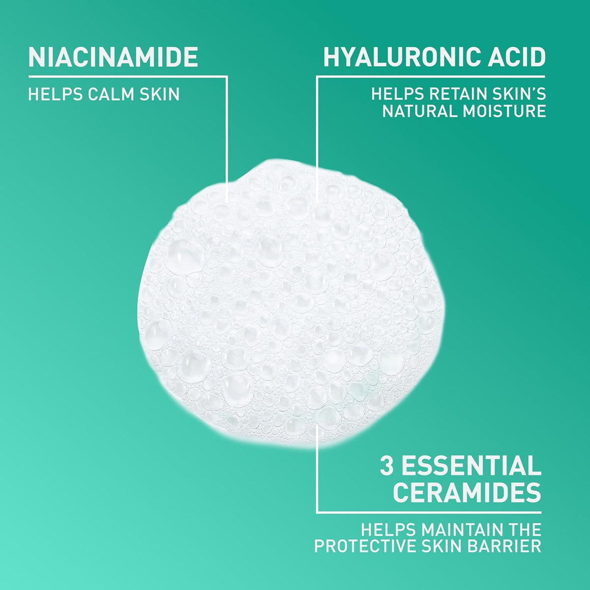 Foaming Facial Cleanser, Face Wash for Oily Skin, 16Fl Oz
