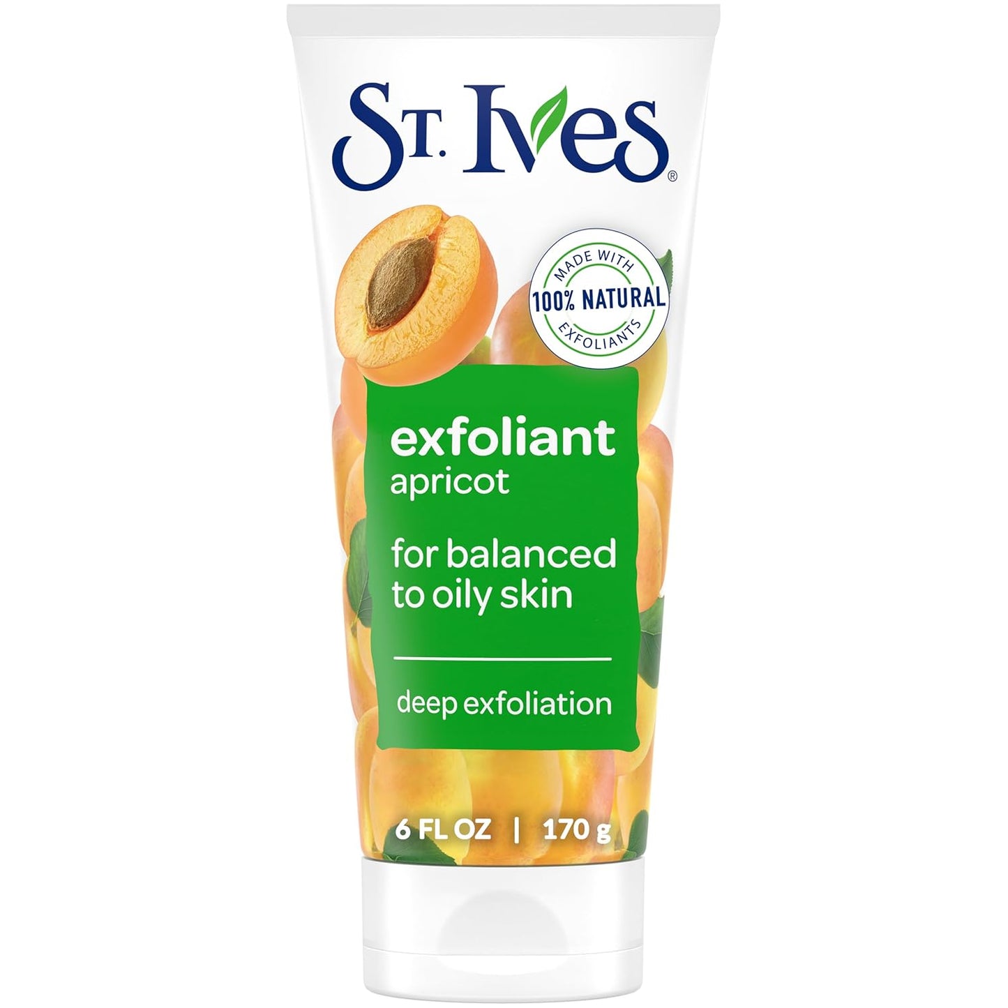 Revitalize Your Skin with St. Ives Fresh Skin Apricot Face Scrub - Deep Exfoliation for a Glowing Complexion, 6 Oz