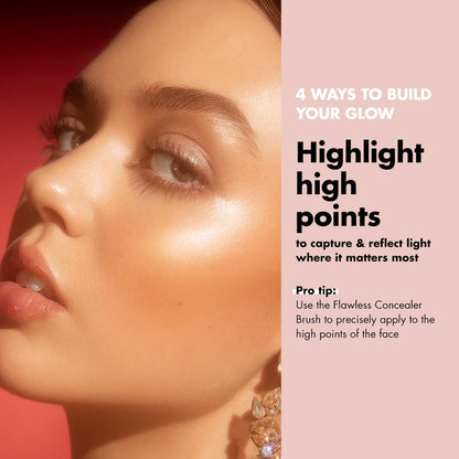 Halo Glow Liquid Filter, Hydrating Complexion Boost, 2 Fair/Light