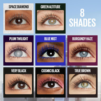 Lash Sensational Sky High Washable Mascara Makeup, Volumizing, Lengthening, Defining, Curling, Multiplying, Buildable Formula, Blackest Black, 1 Count