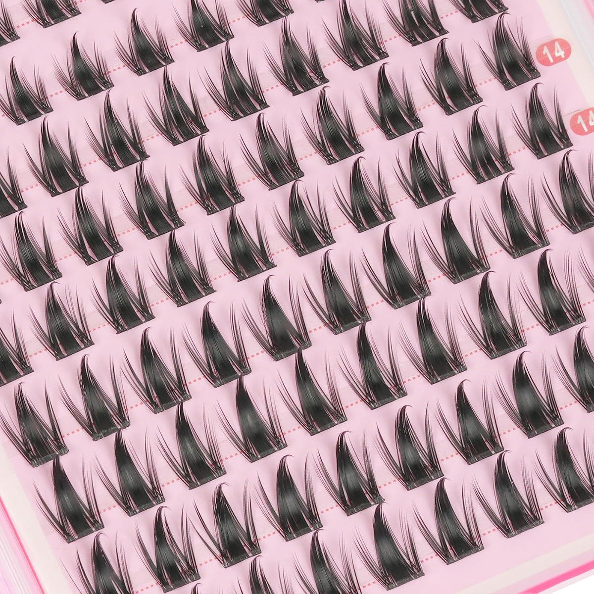 Manga Lash Clusters Wispy 10-16MM Spiky Eyelash Clusters CC Curly Natural Cluster Eyelash Extensions DIY Versatile Anime Eye Lashes Clusters Extension