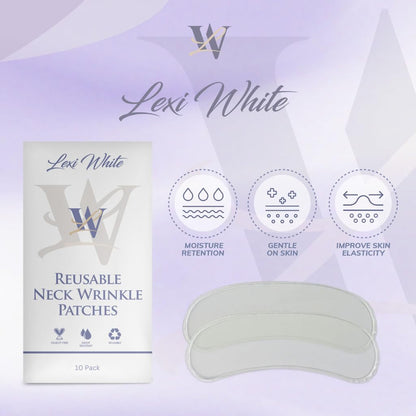Reusable Neck Wrinkle Patches 10Pcs, anti Wrinkle Patches, Face Tape for Wrinkles Overnight, Silicone Neck Patches, Silicone Wrinkle Patches for Neck Overnight, Silicone Patches for Wrinkles