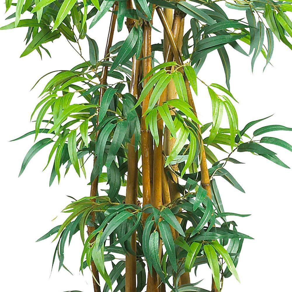 6 Ft. Artificial Curved-Trunk Bamboo Silk Tree