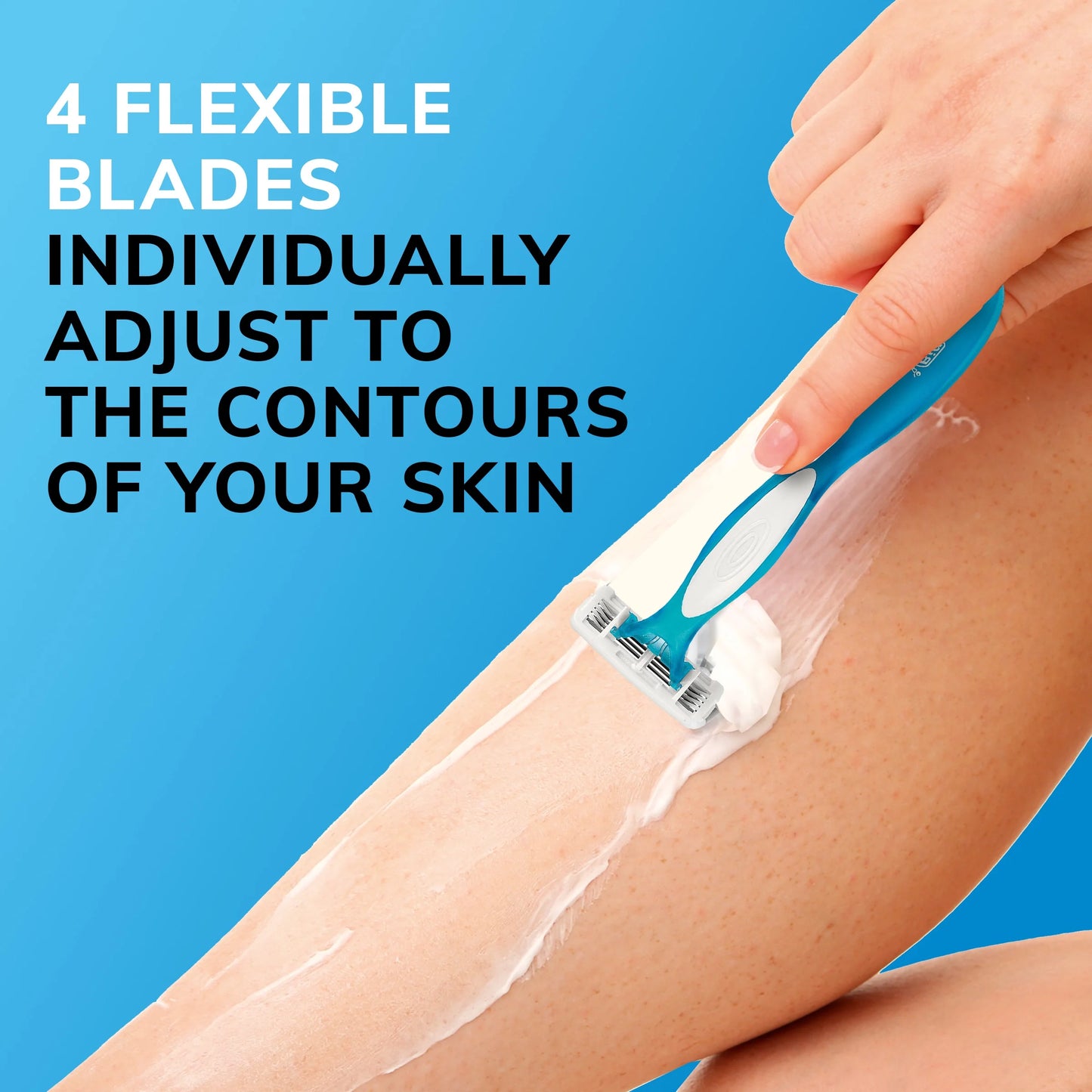 Comfort Women'S Disposable Razors, 4-Blade, 10 Count