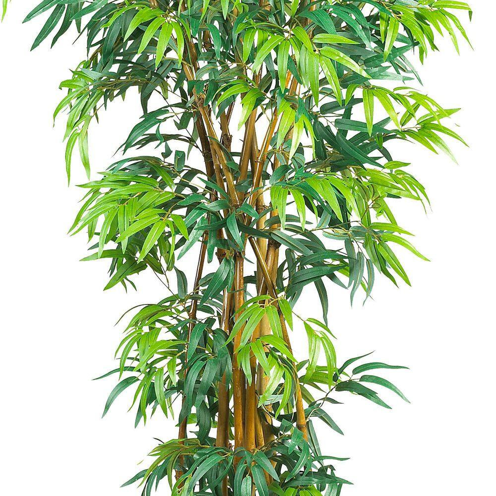 6 Ft. Artificial Curved-Trunk Bamboo Silk Tree