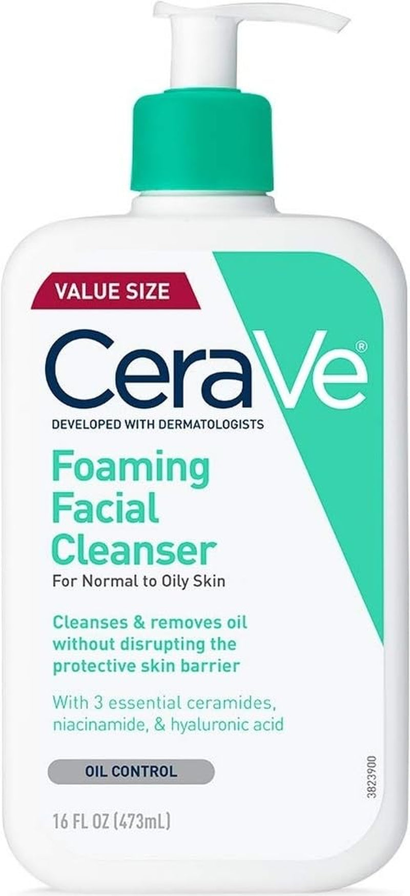 Foaming Facial Cleanser, Face Wash for Oily Skin, 16Fl Oz