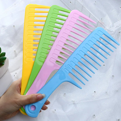 Hairdress Comb Heat Resistant Woman Wet Hook Curly Hair Brushes Styling Tools Coarse Wide Spikes Tooth
