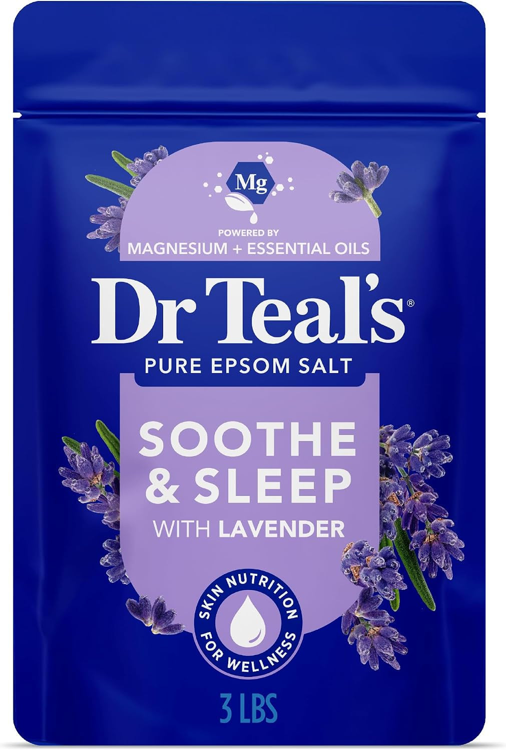 Advanced Dr. Teals Lavendar Scented Epsom Salt, 48 Oz