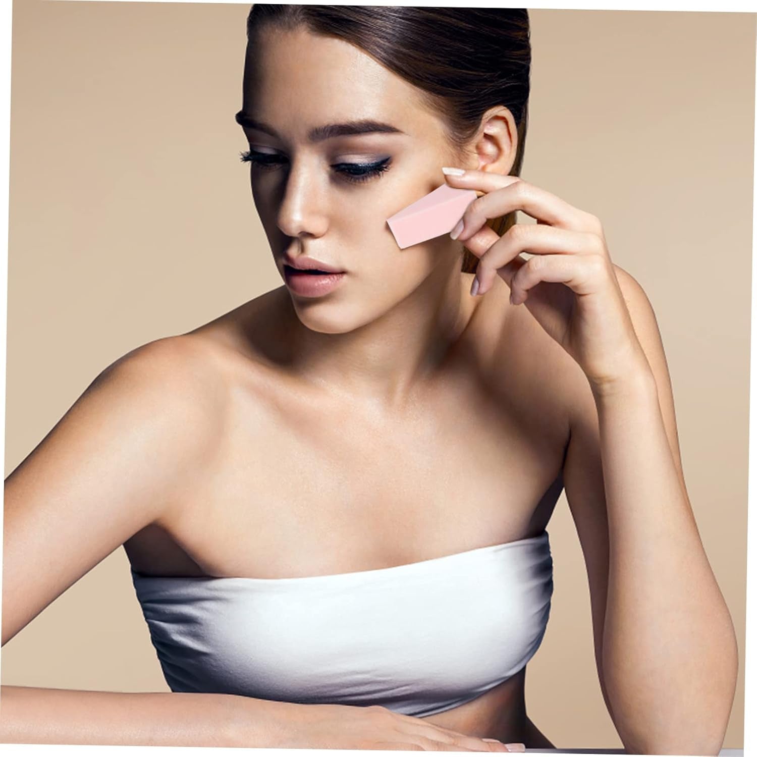 96Pcs Makeup Sponges Face Powder Puff Applicators Foundation Sponge Brush for Women Multifunctional Makeup Tools for Valentine Day Mother Day Christmas