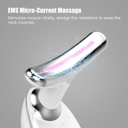 7 Colors Face Neck Massager Household Lifting and Firming Facial Electric Introduction Beauty Massage Face Care Tools 04