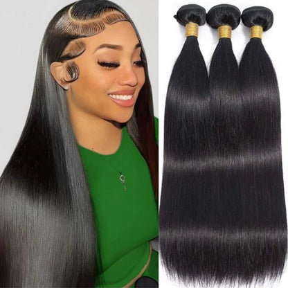 Malaysia Straight Human Hair Bundles 1/3/4 Pcs Hair Bundles Remy Bundles Human Hair Bone Straight Human Hair Extension