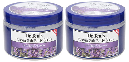 Exfoliate & Renew Lavender Epsom Salt Body Scrub, 16 Oz (Pack of 2)
